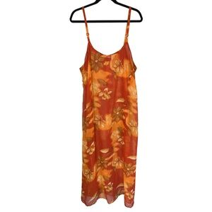 Vintage 1990s Hokus Pokus Rayon Floral Swim Cover Up – Size 2X